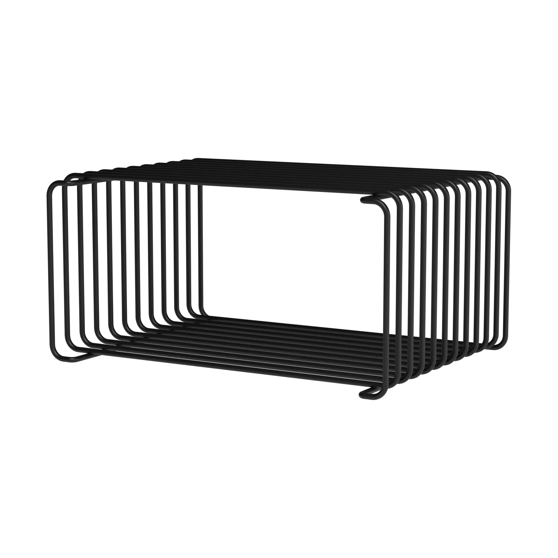 Panton Wire Half Height ράφι 34,8x17,2x25,7 εκ., Black Montana