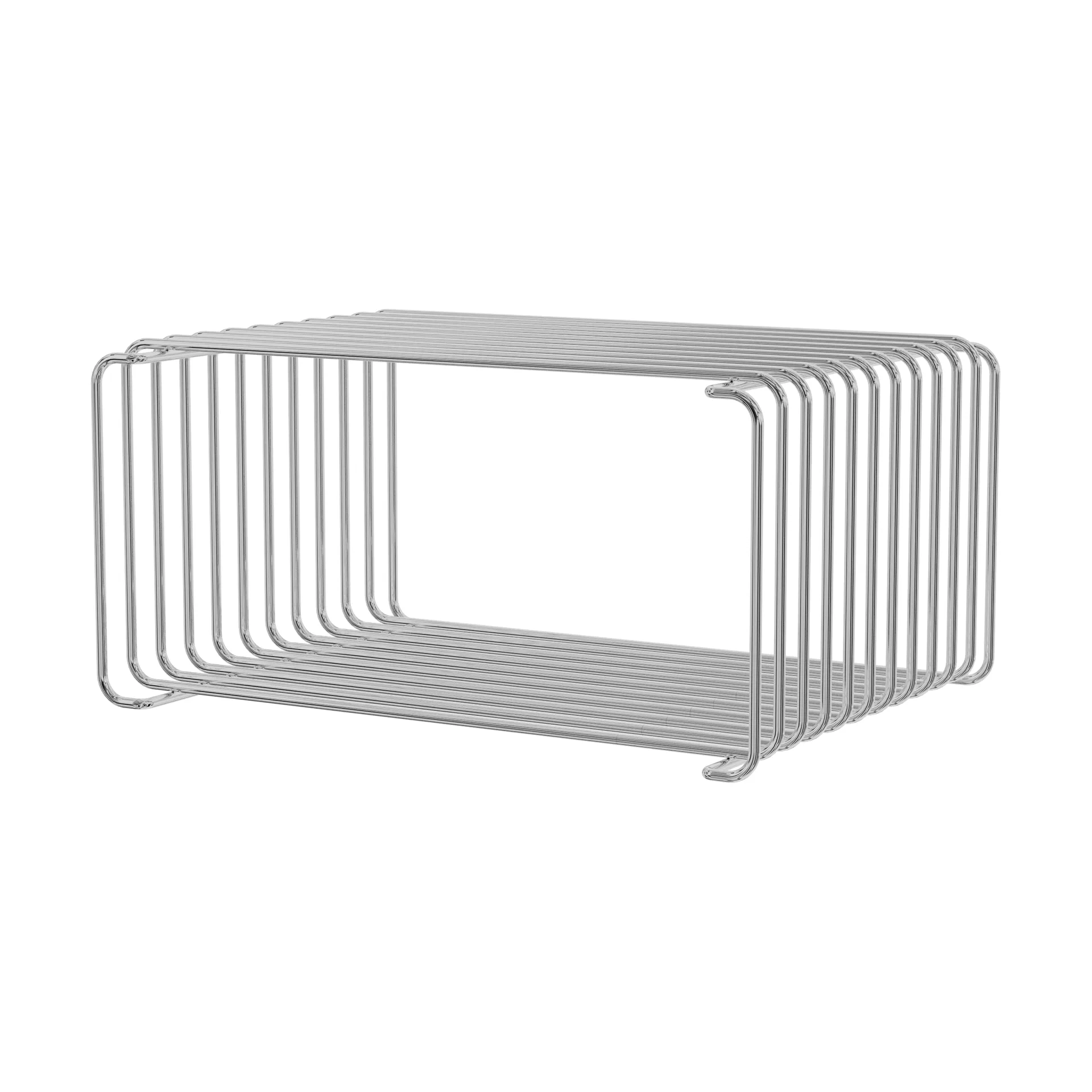 Panton Wire Half Height ράφι 34,8x17,2x25,7 εκ., Chrome Montana