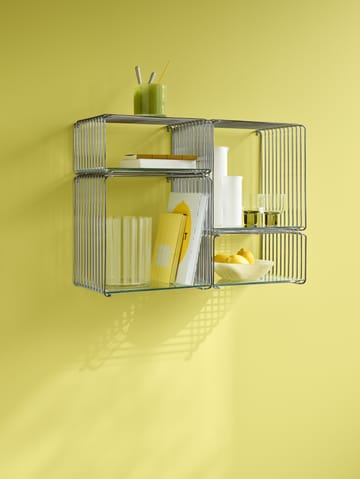 Panton Wire Half Height ράφι 34,8x17,2x25,7 εκ. - Chrome - Montana