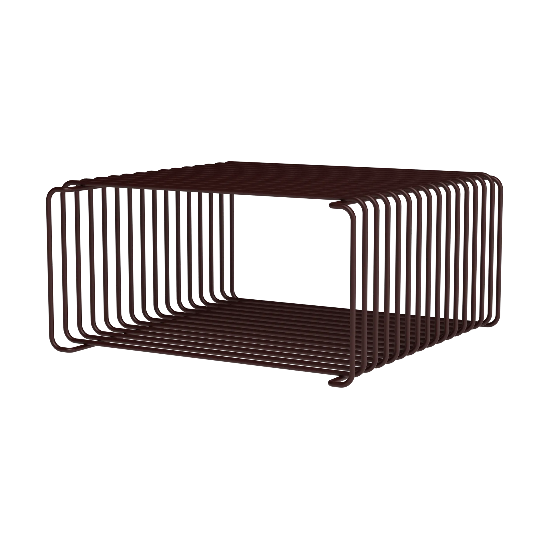 Panton Wire Half Height ράφι 34,8x17,2x34,8 εκ., Black red Montana