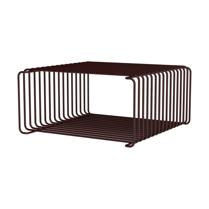 Panton Wire Half Height ράφι 34,8x17,2x34,8 εκ. - Black red - Montana