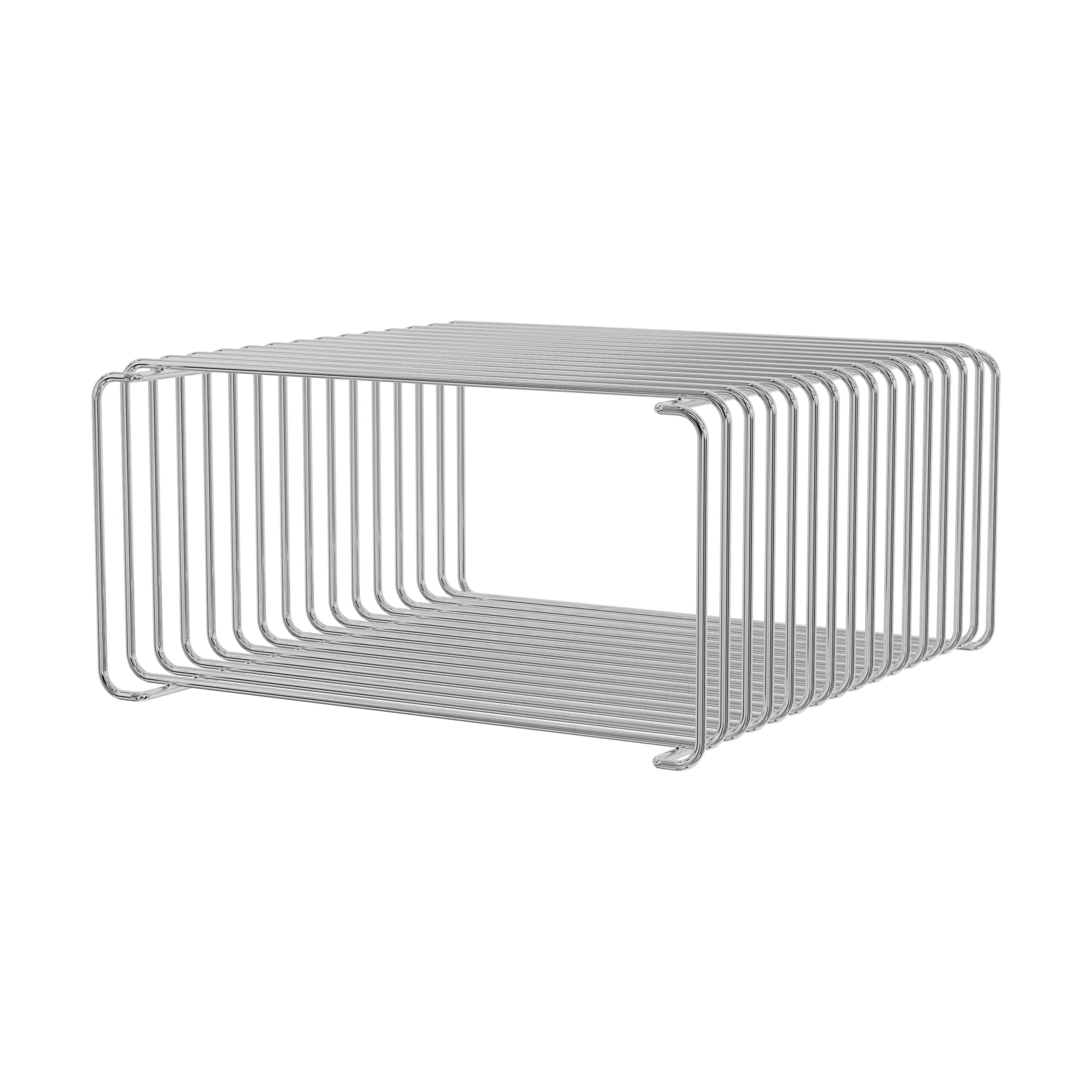 Panton Wire Half Height ράφι 34,8x17,2x34,8 εκ., Chrome Montana