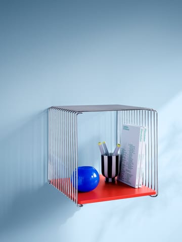 Panton Wire Single ράφι 34,8x34,8x25,7 εκ. - Chrome - Montana