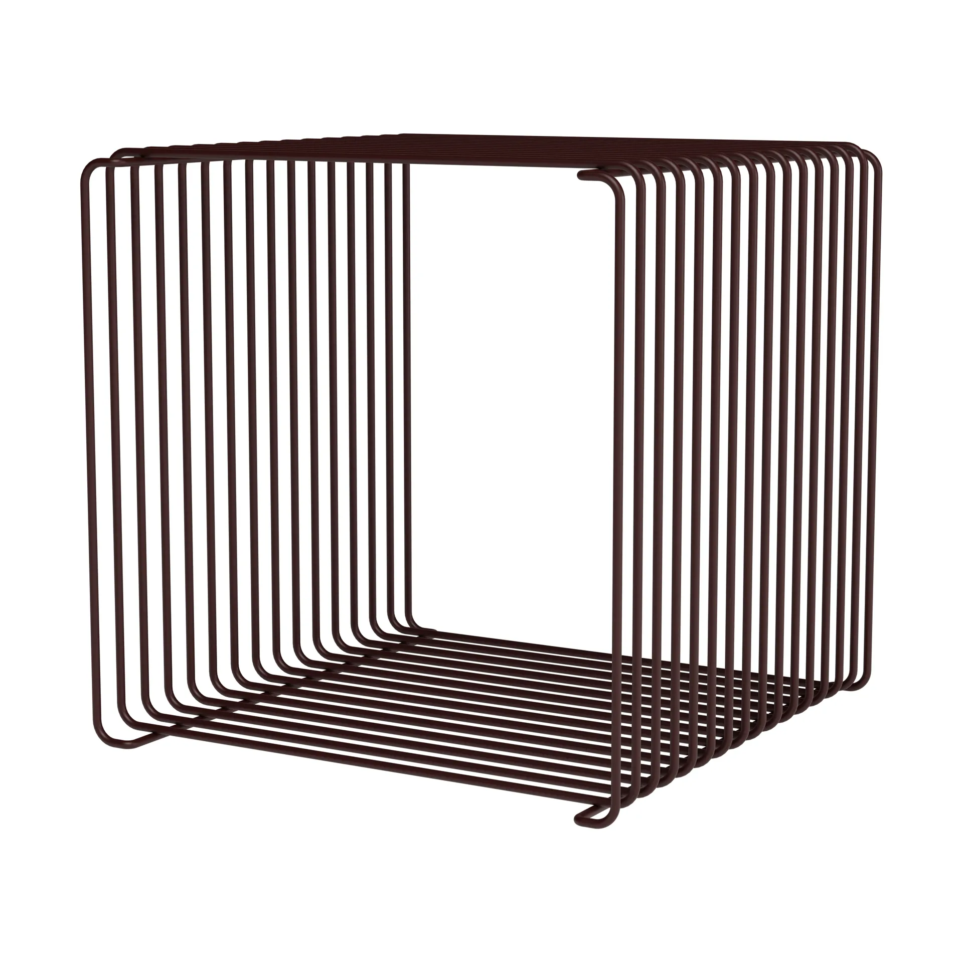 Panton Wire Single ράφι 34,8x34,8x34,8 εκ., Black red Montana