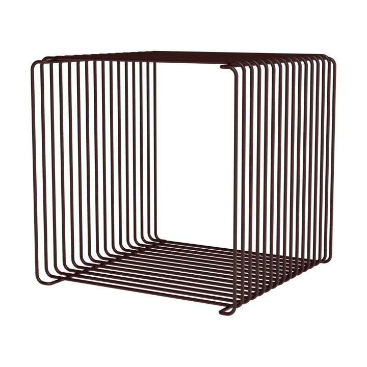 Panton Wire Single ράφι 34,8x34,8x34,8 εκ. - Black red - Montana
