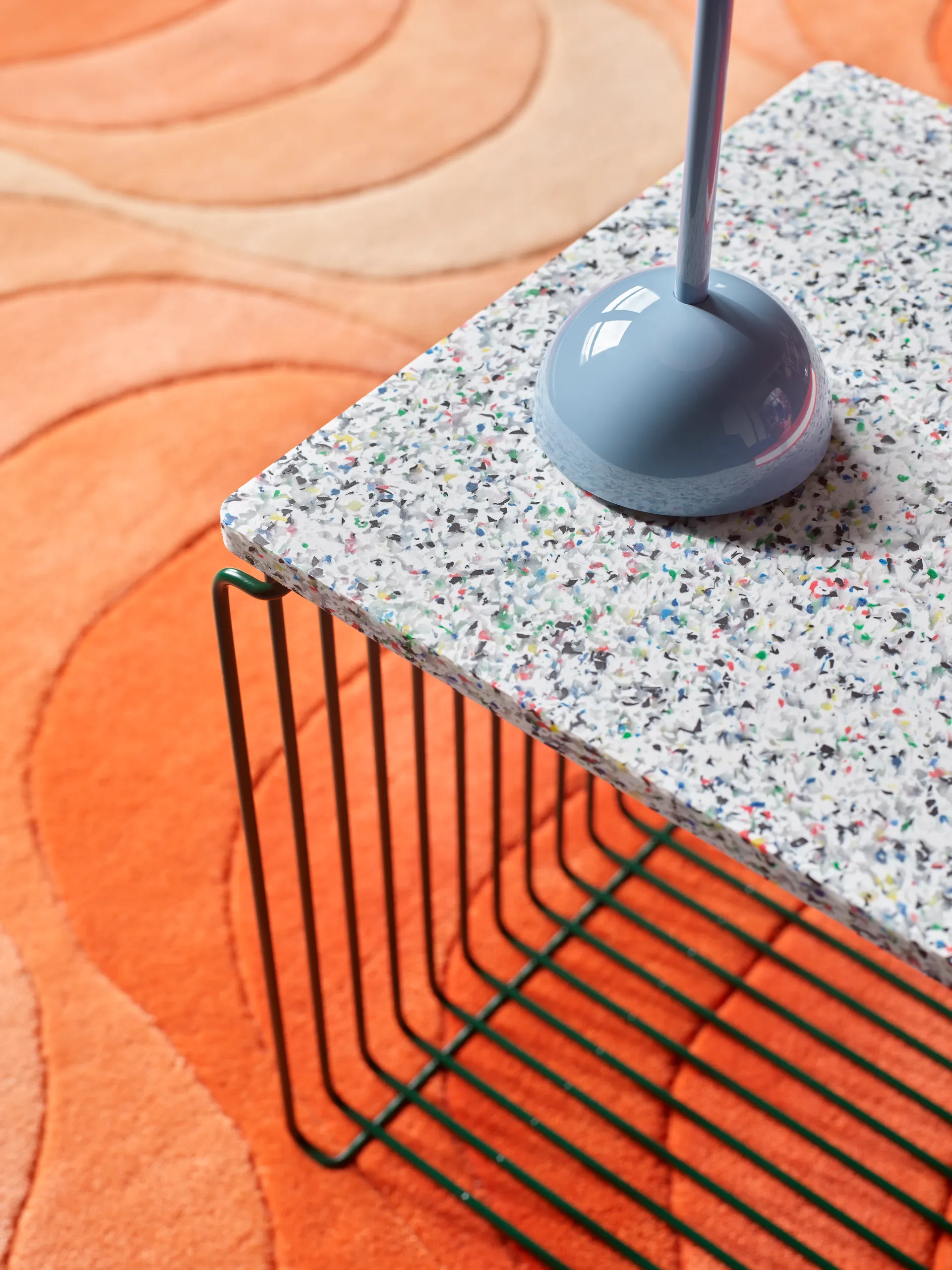 Panton Wire Single ράφι 34,8x34,8x34,8 εκ., Pine Montana