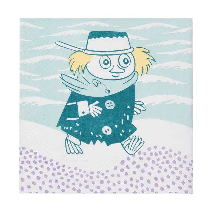 Beach day Moomin χάρτινη χαρτοπετ�σέτα 33x33 εκ 20 τεμ - Multi - Moomin Arabia