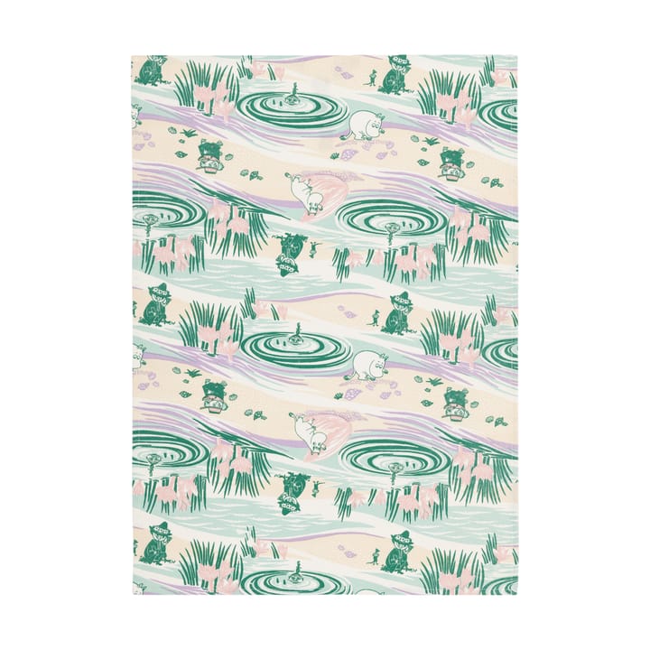 Beach day Moomin πετσέτα κουζίνας - 50x70 εκ. - Moomin Arabia