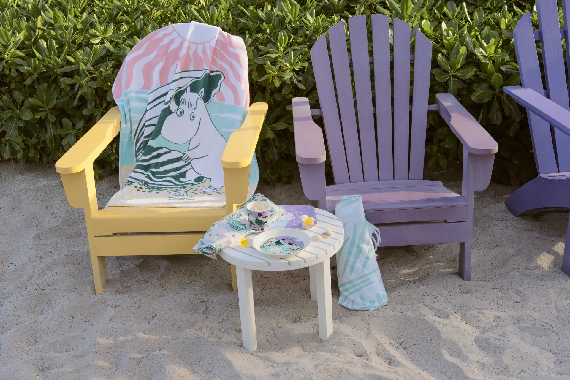 Beach day Moomin πετσέτα παραλίας, 93x150 εκ. Moomin Arabia