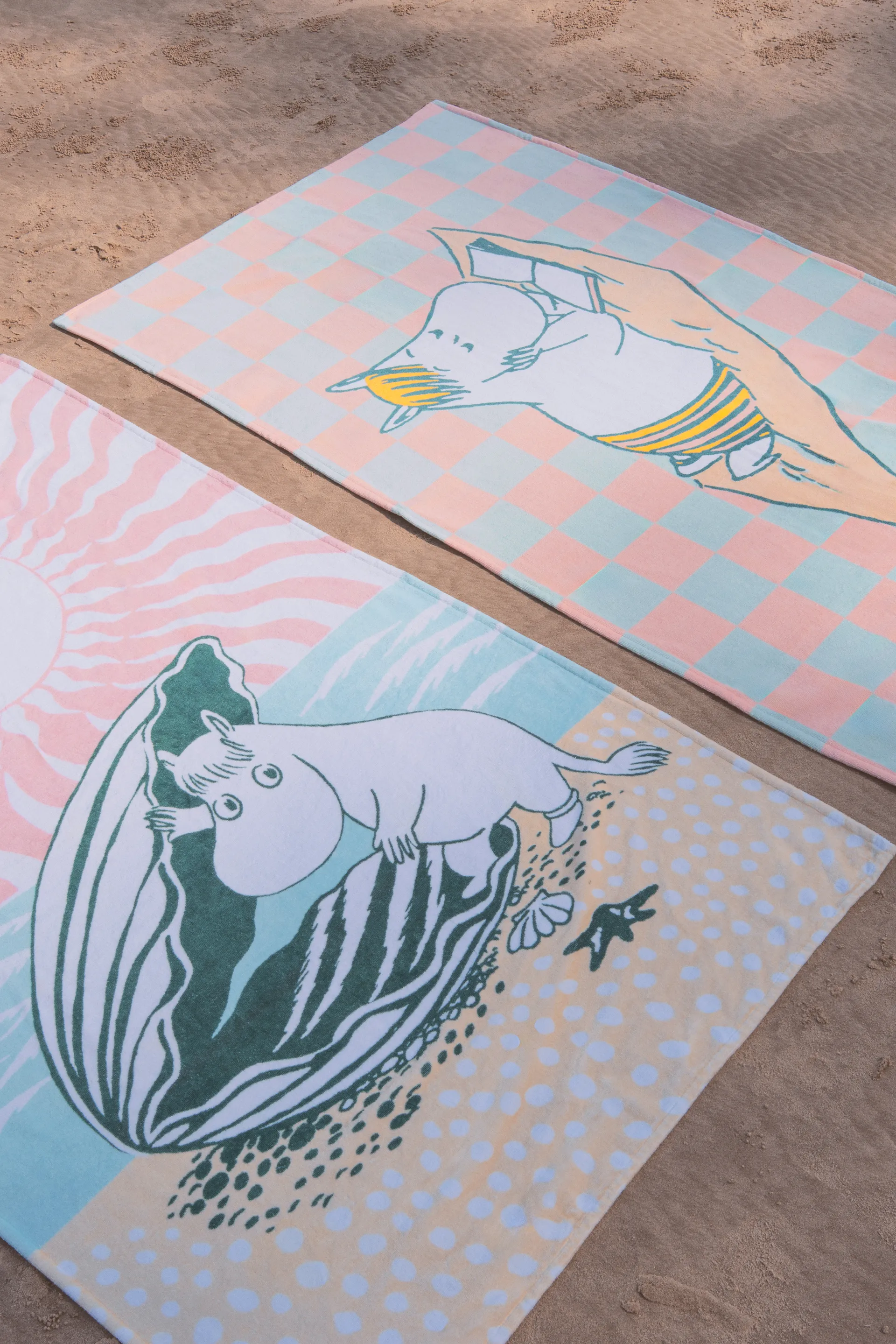 Beach day Moomin πετσέτα παραλίας, 93x150 εκ. Moomin Arabia