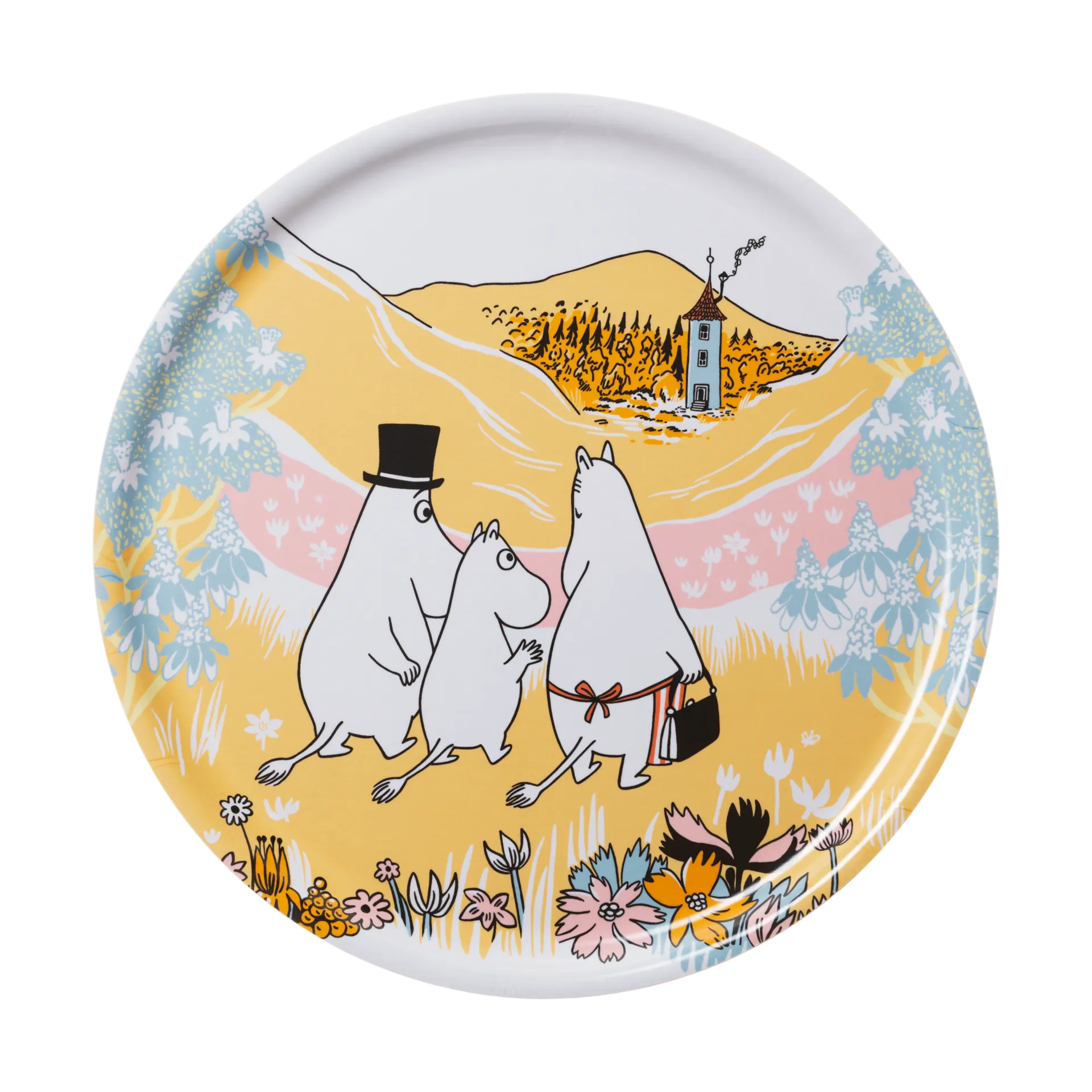 Family time mumin δίσκος, Ø35 cm Moomin Arabia