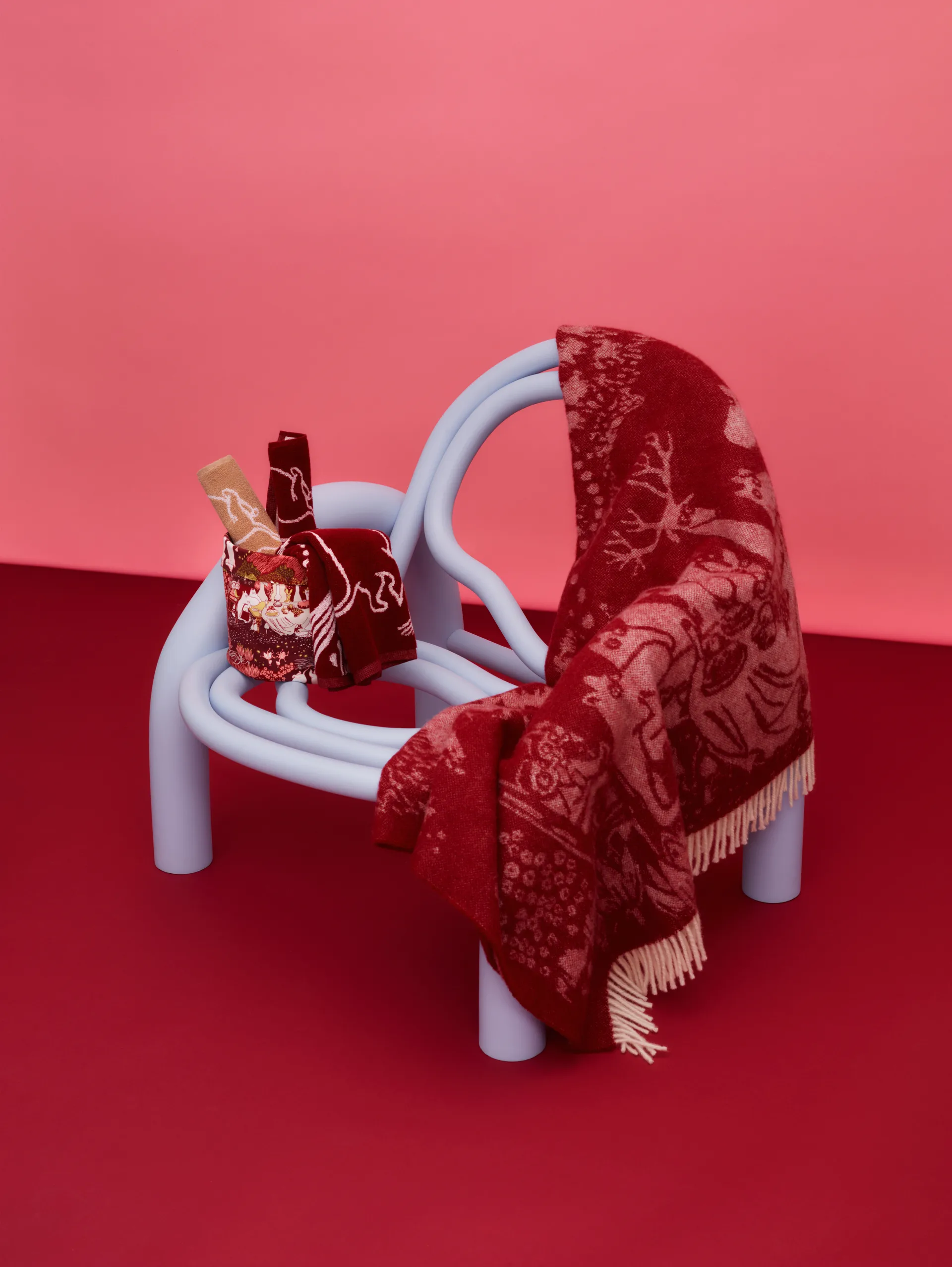 Festive Moments Mumin μάλλινο ριχτάρι, 130x170 εκ. Moomin Arabia