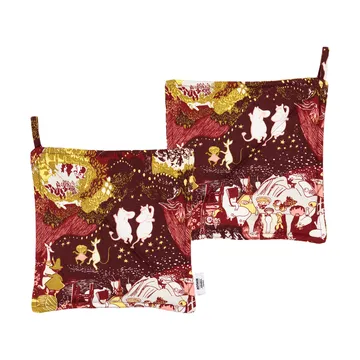 Festive Moments Mumin γάντια φούρνου (σετ 2 τεμαχίων) - 22x22 εκ. - Moomin Arabia