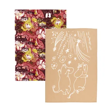 Festive Moments Mumin πετσέτες κουζίνας (σετ 2 τεμαχίων) - 50x70 εκ. - Moomin Arabia