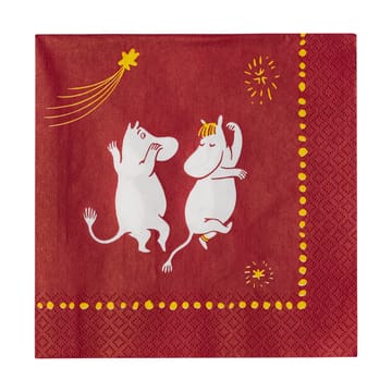 Festive Moments Mumin χαρτοπετσέτες 33x33 εκ. - 20-πακέτο - Moomin Arabia