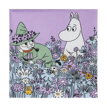 Friends forever χαρτοπετσέτα 33x33 cm 20-pack - Multi - Moomin Arabia