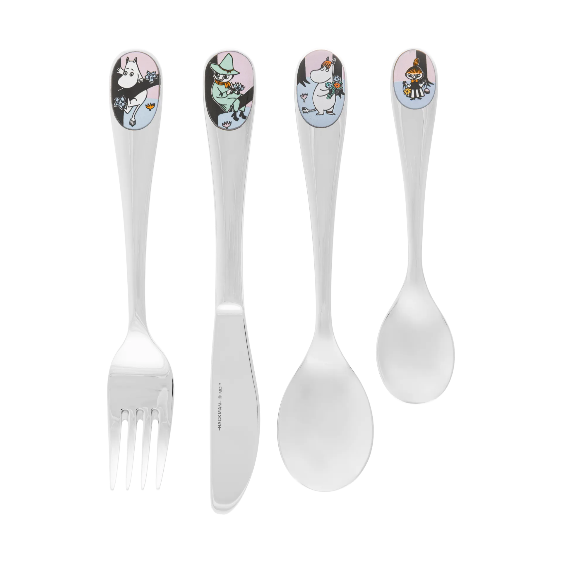 Friends forever Σετ μαχαιροπίρουνα παιδικά 4 τεμαχίων., Multi Moomin Arabia