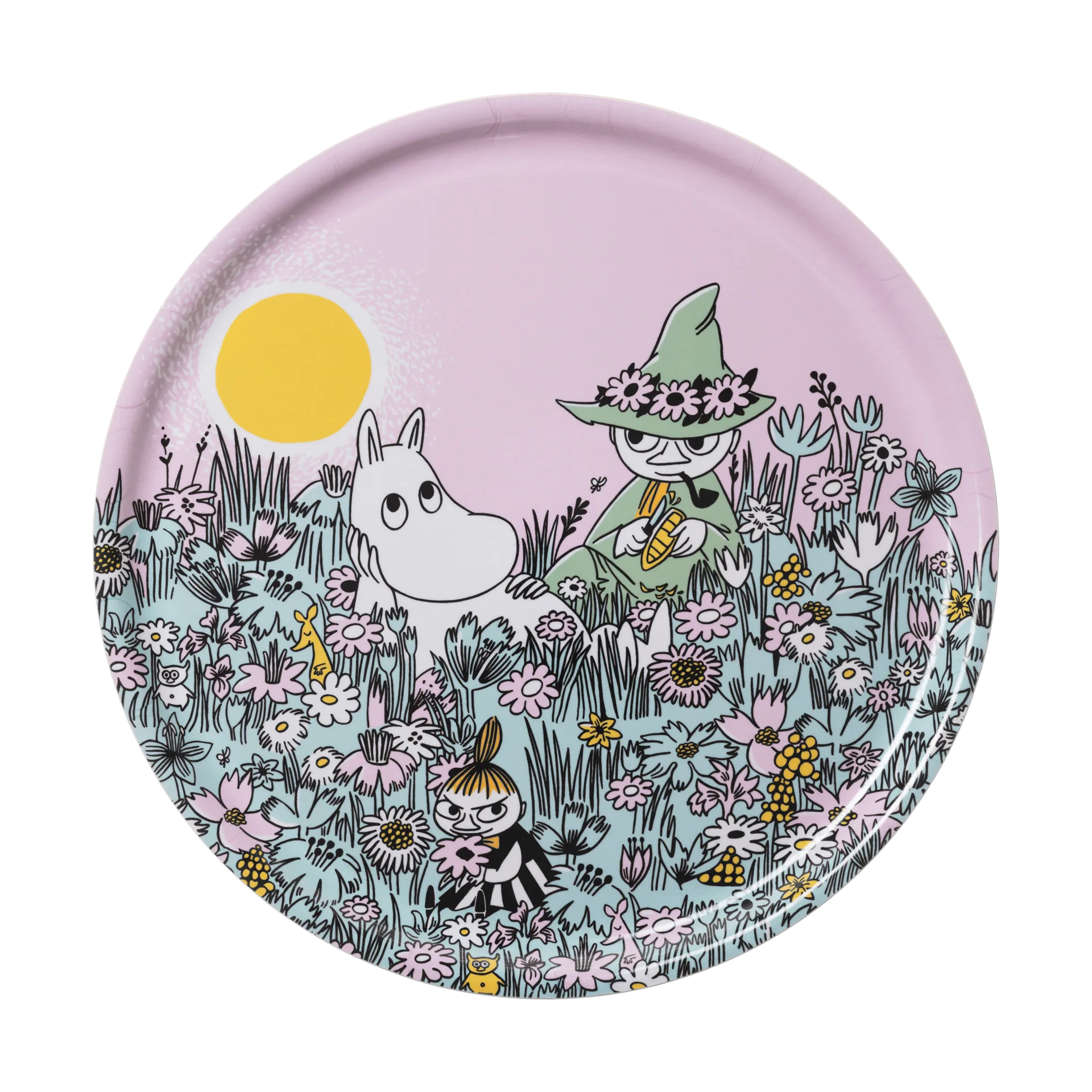 Friends forever mumin δίσκος, Ø35 cm Moomin Arabia