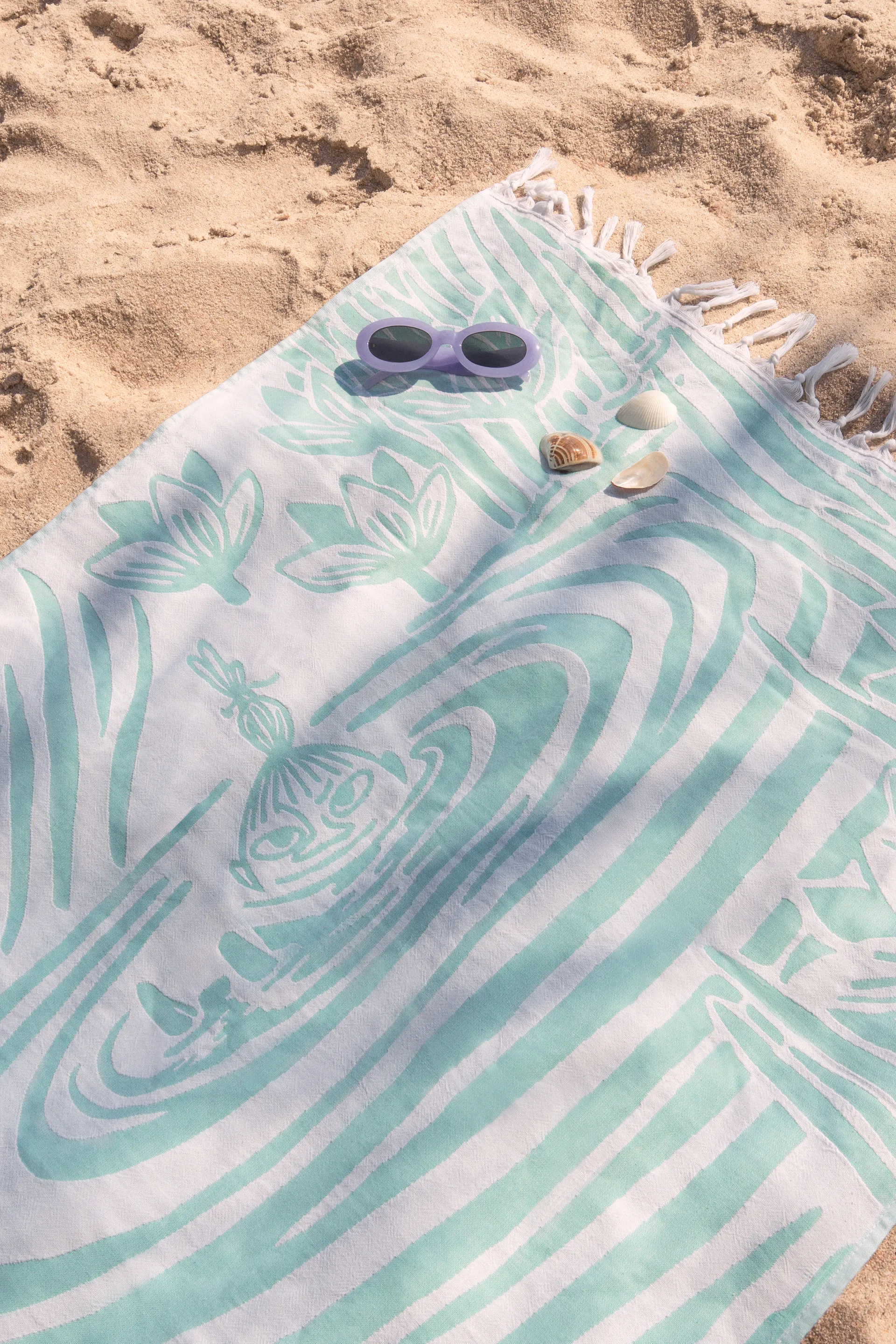 Πετσέτα Μουμιν Hamam 80x150 cm, Πολύχρωμο Moomin Arabia