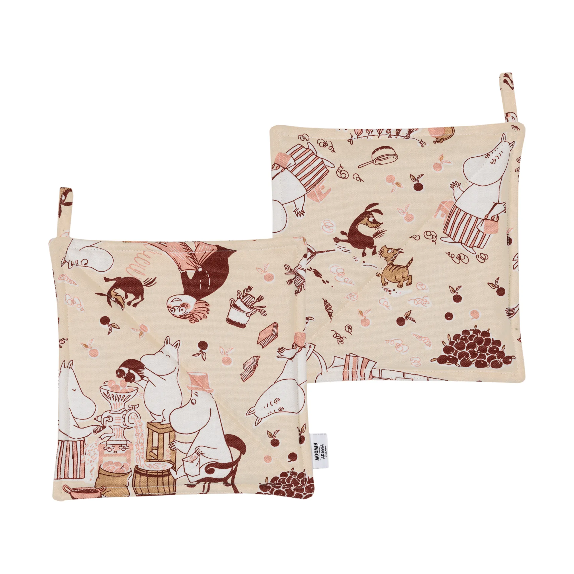 Hemmaglädje Moomin γάντια κατσαρόλας 2-pack, 22x22 εκ. Moomin Arabia