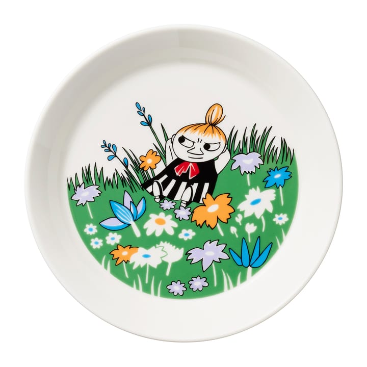 Little My and meadow Moomin πιάτο - Λευκό-πολύχρωμο - Moomin Arabia