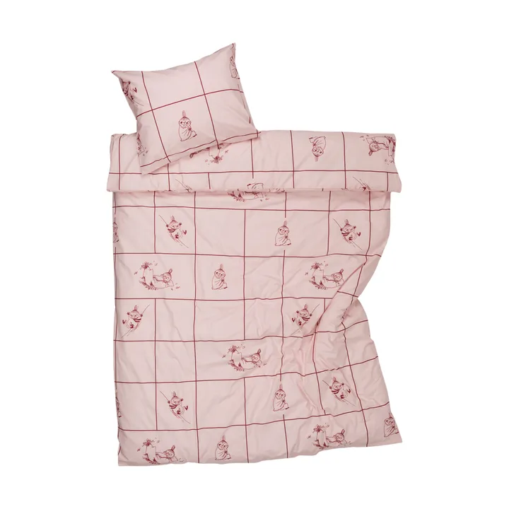 Σετ κρεβατιού Moomin 150 x 210 εκ. - Μωβ καρό - Moomin Arabia