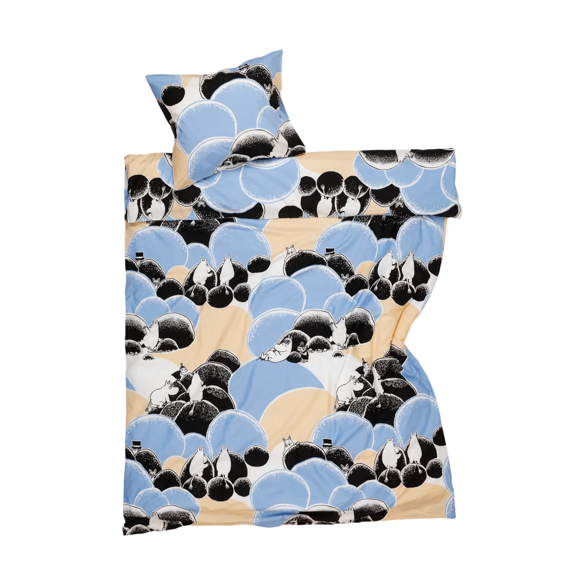 Σετ κρεβατιού Moomin 150 x 210 εκ., Βότσαλα Moomin Arabia