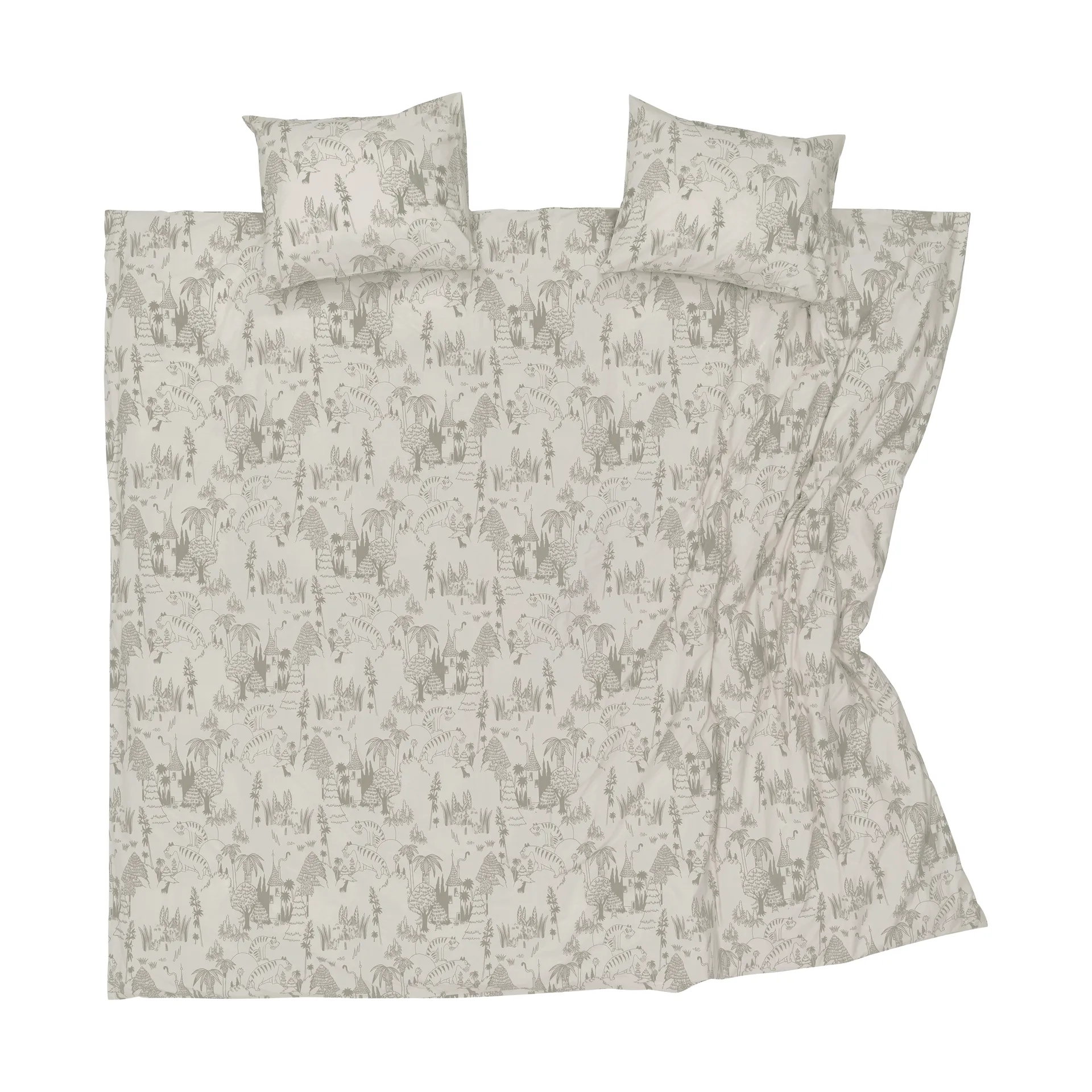 Σετ κρεβατιού Moomin 240x210 cm, Μπεζ Garden party Moomin Arabia