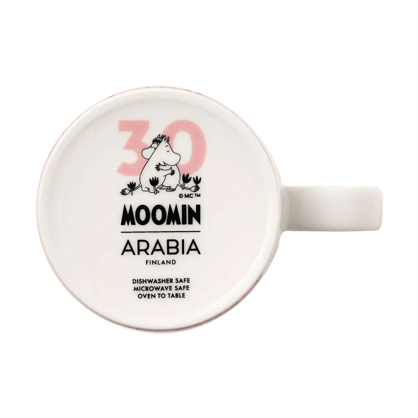 Κούπα & πιάτο Moomin Αγάπη 30 χρόνια, 2 μέρη Moomin Arabia
