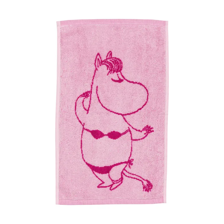 Πετσέτα Moomin 30 x 50 εκ. - Snorkfröken ροζ - Moomin Arabia