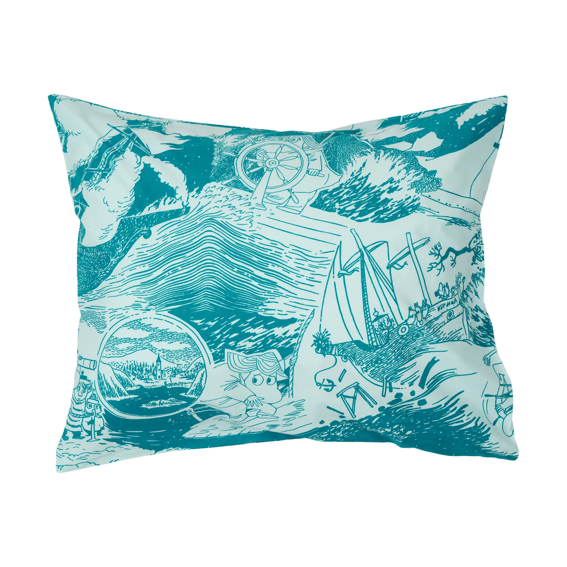 Μαξιλαροθήκη Moomin , 50 x 60 εκ., Ιστιοπλοΐα Moomin Arabia