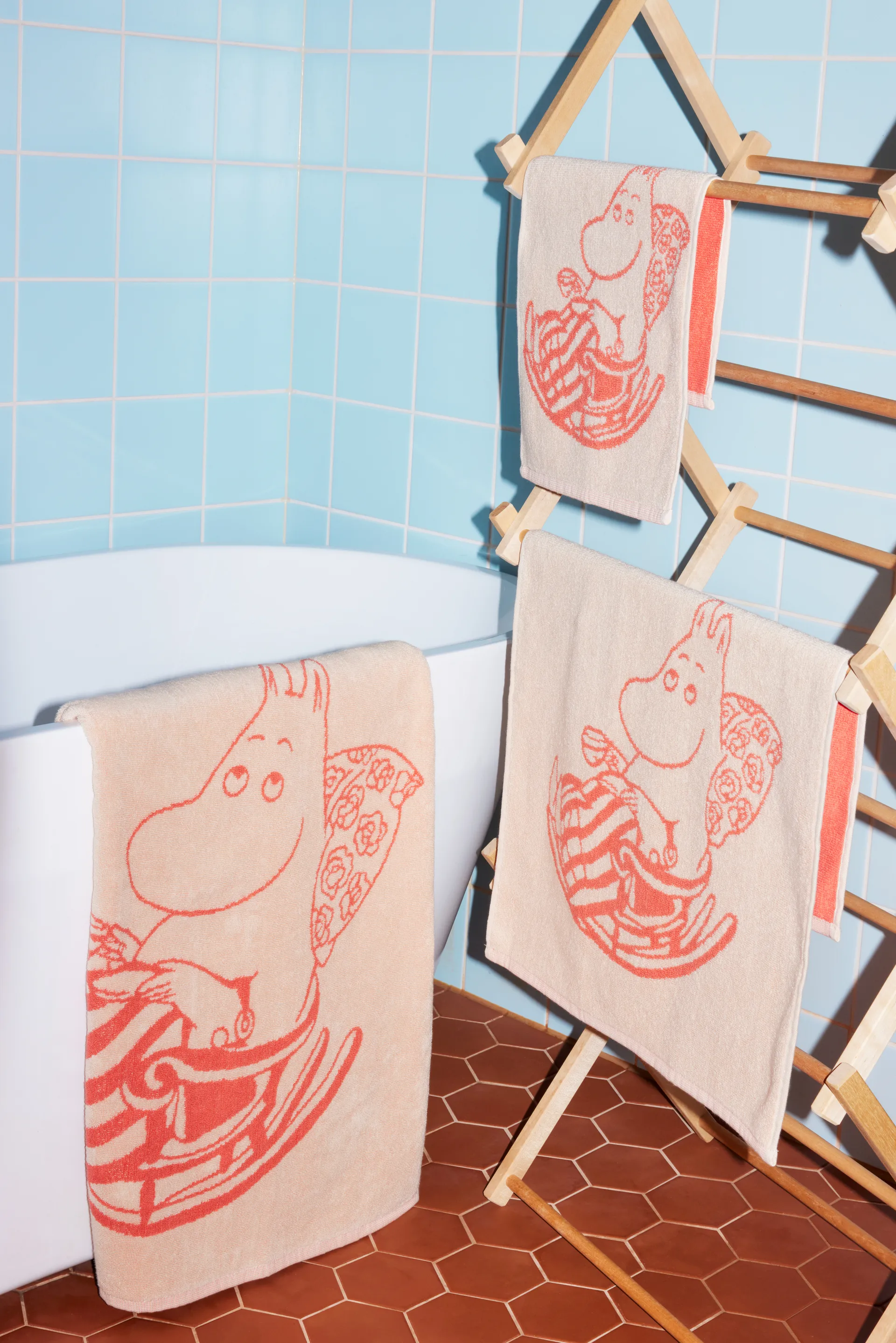 Πετσέτα Moomin 50 x 70 εκ., Moominmamma peach Moomin Arabia