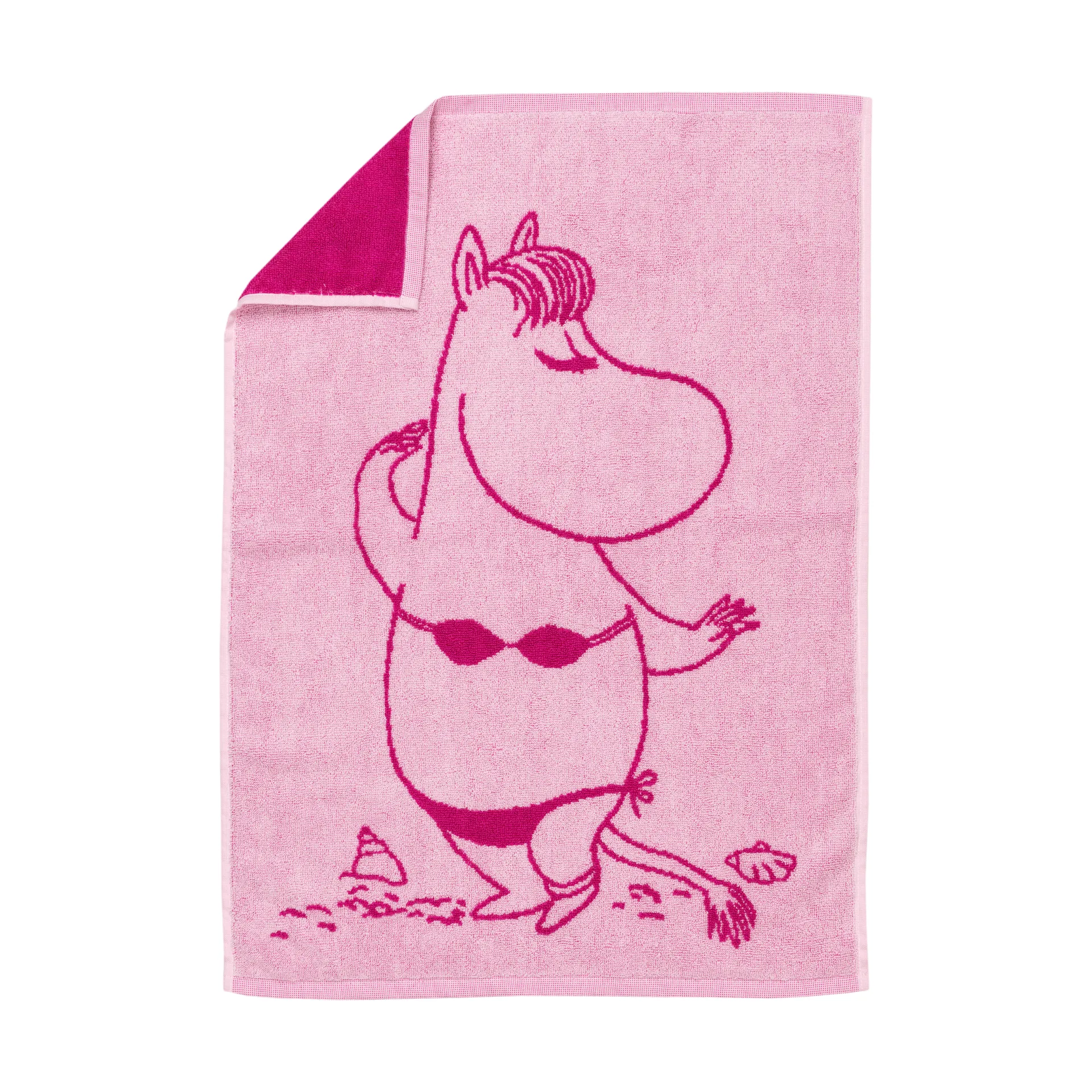 Πετσέτα Moomin 50 x 70 εκ., Snorkfröken ροζ Moomin Arabia