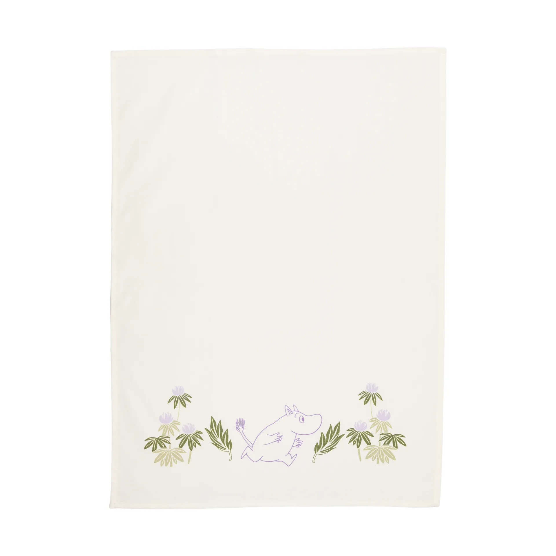 Πετσέτα κουζίνας Moomin 50x70 εκ. 2 τεμάχια, Purple-off-white Moomin Arabia