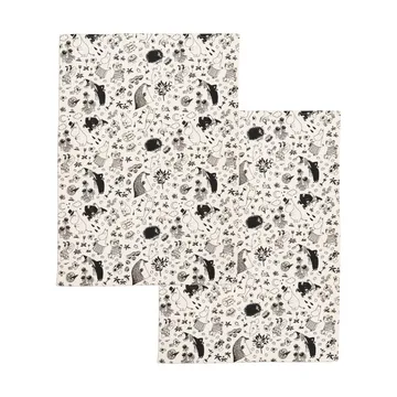 Πετσέτα κουζίνας Moomin 50x70 cm 2-pack - Off-white - Moomin Arabia