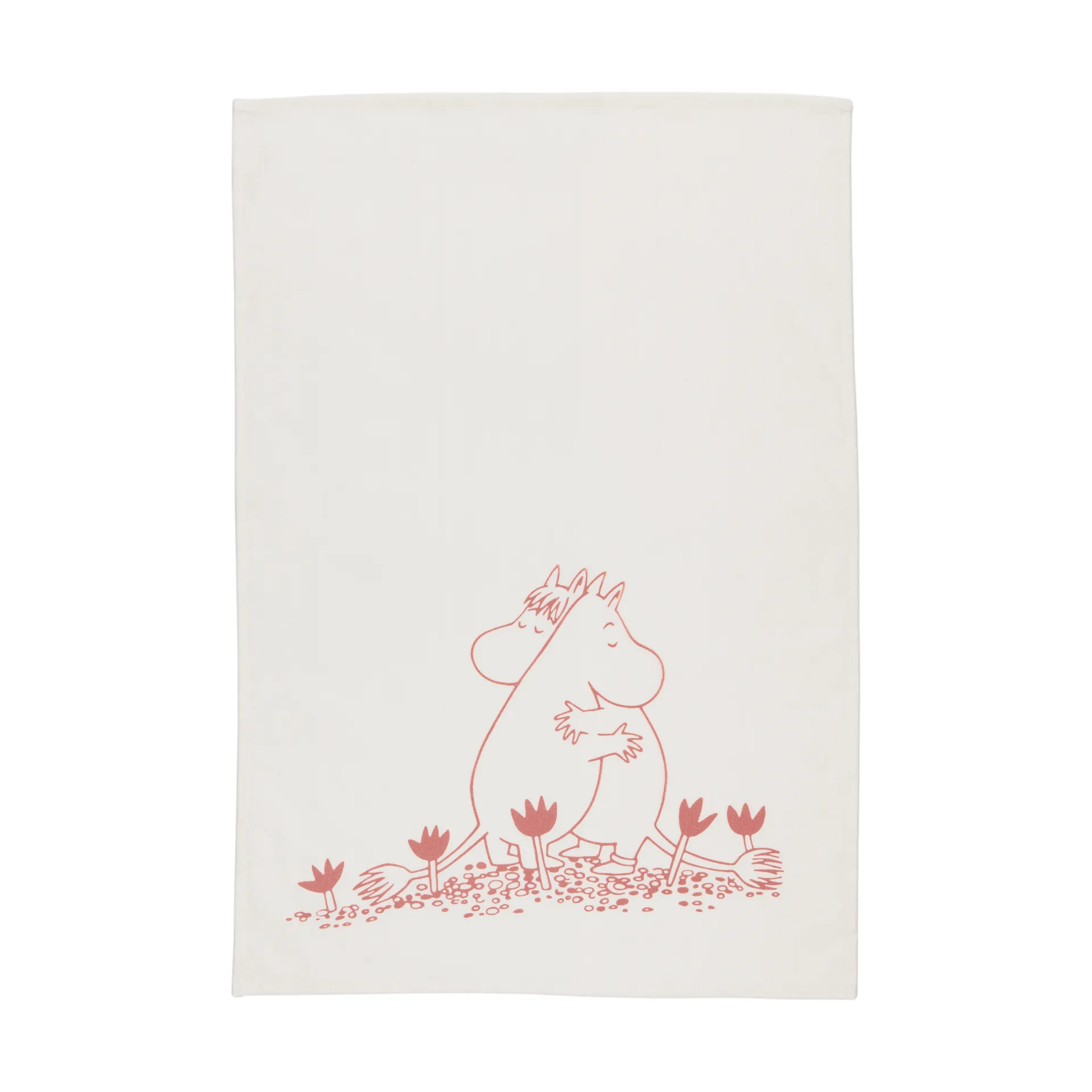 Moomin πετσέτα κουζίνας 50x70 cm, Αγάπη λευκό Moomin Arabia