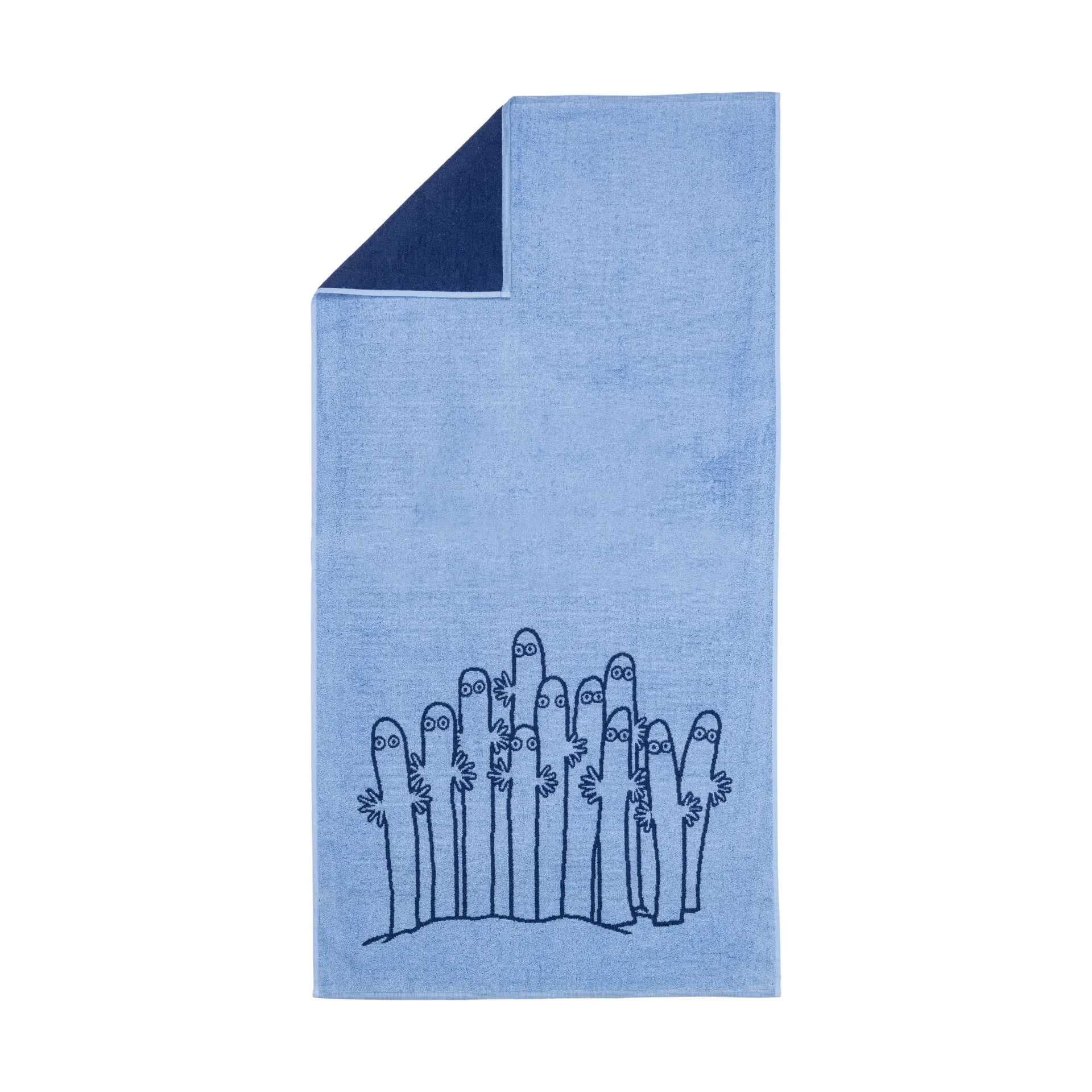 Πετσέτα μπάνιου Moomin 70 x 140 εκ., Οι μπλε νύχτες Hattif Moomin Arabia