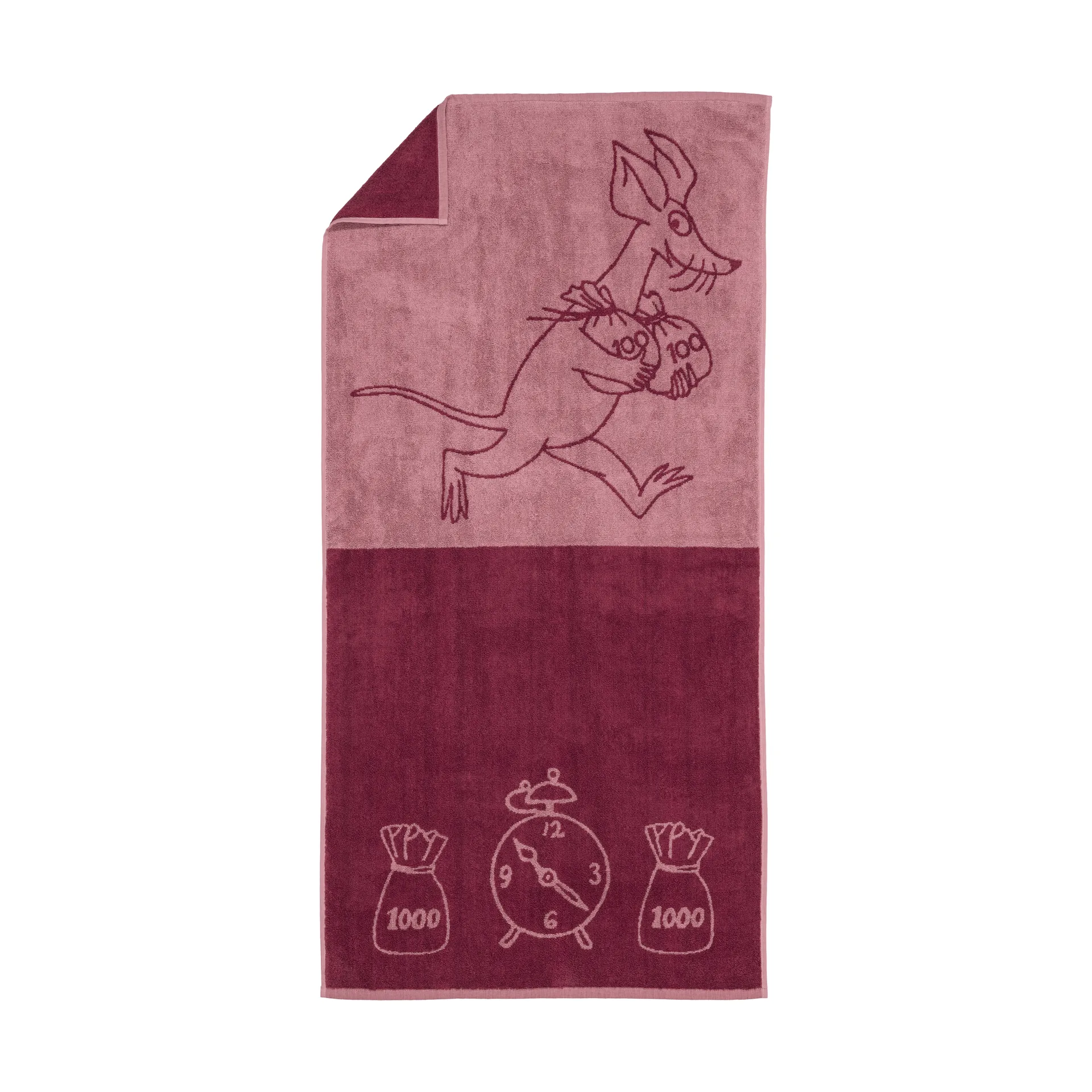 Πετσέτα μπάνιου Moomin 70 x 140 εκ., Sniff, μάλβα Moomin Arabia