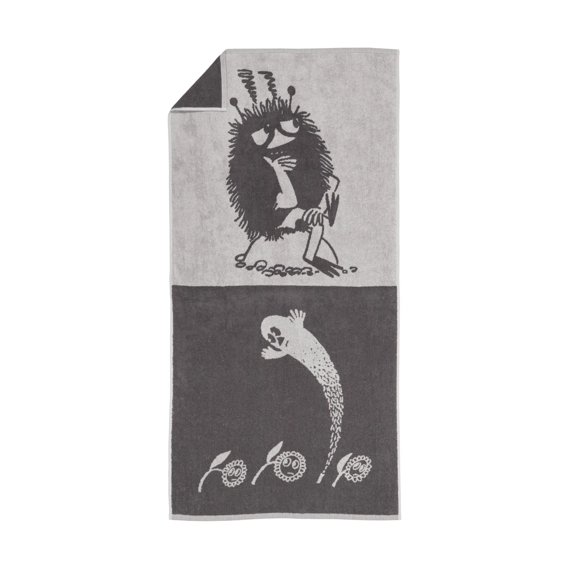 Πετσέτα μπάνιου Moomin 70 x 140 εκ., Stinky, γκρι Moomin Arabia