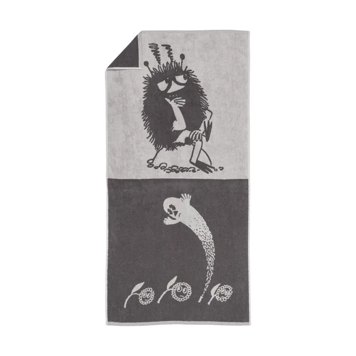 Πετσέτα μπάνιου Moomin 70 x 140 εκ. - Stinky, γκρι - Moomin Arabia