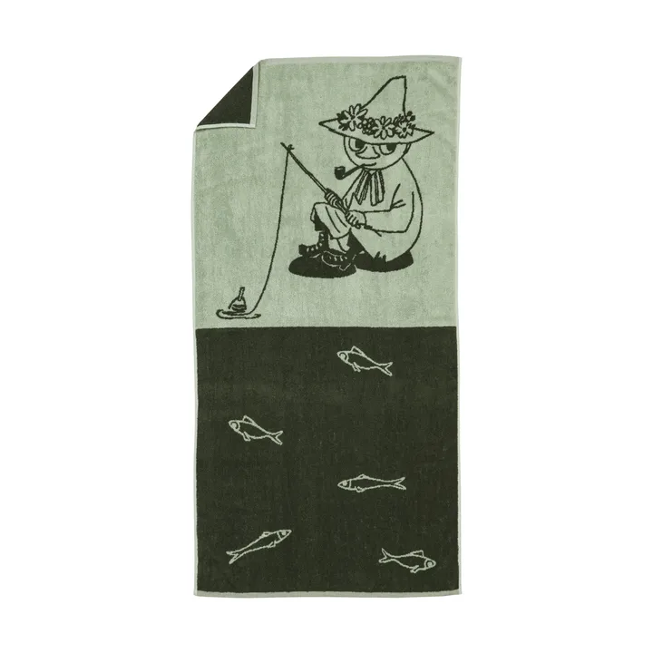 Πετσέτα μπάνιου Moomin 70 x 140 εκ. - Σνουσμουρικεν πράσινο - Moomin Arabia