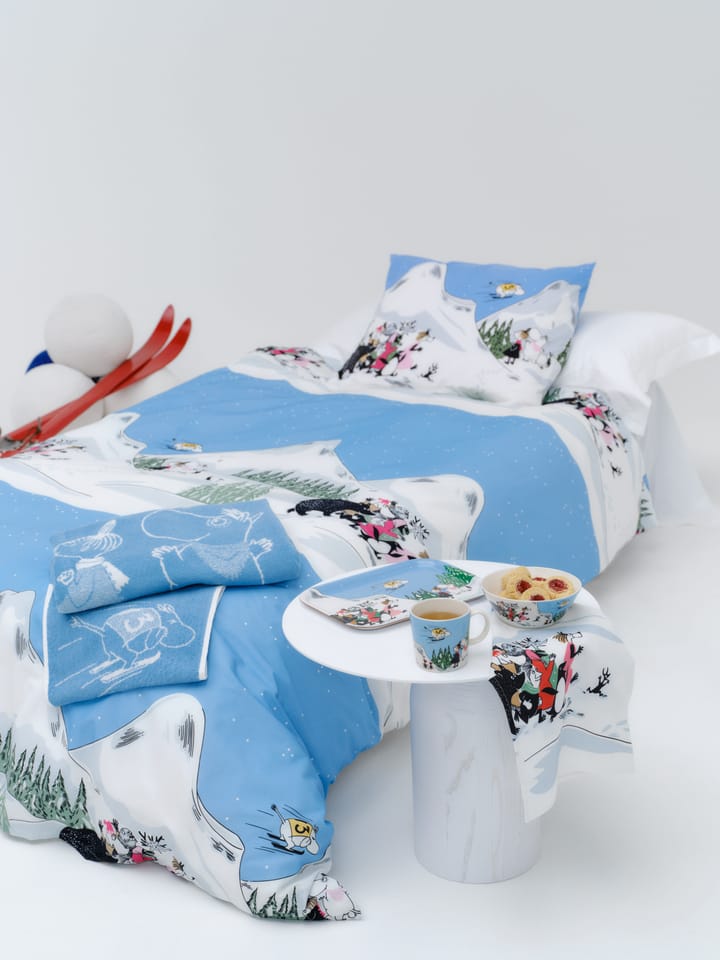 Σετ κρεβατιού Moomin Ski jumping, 150x210 cm Moomin Arabia