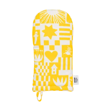 Γιορτή mumin γάντι κουζίνας 15x34 εκ. - Κίτρινο - Moomin Arabia