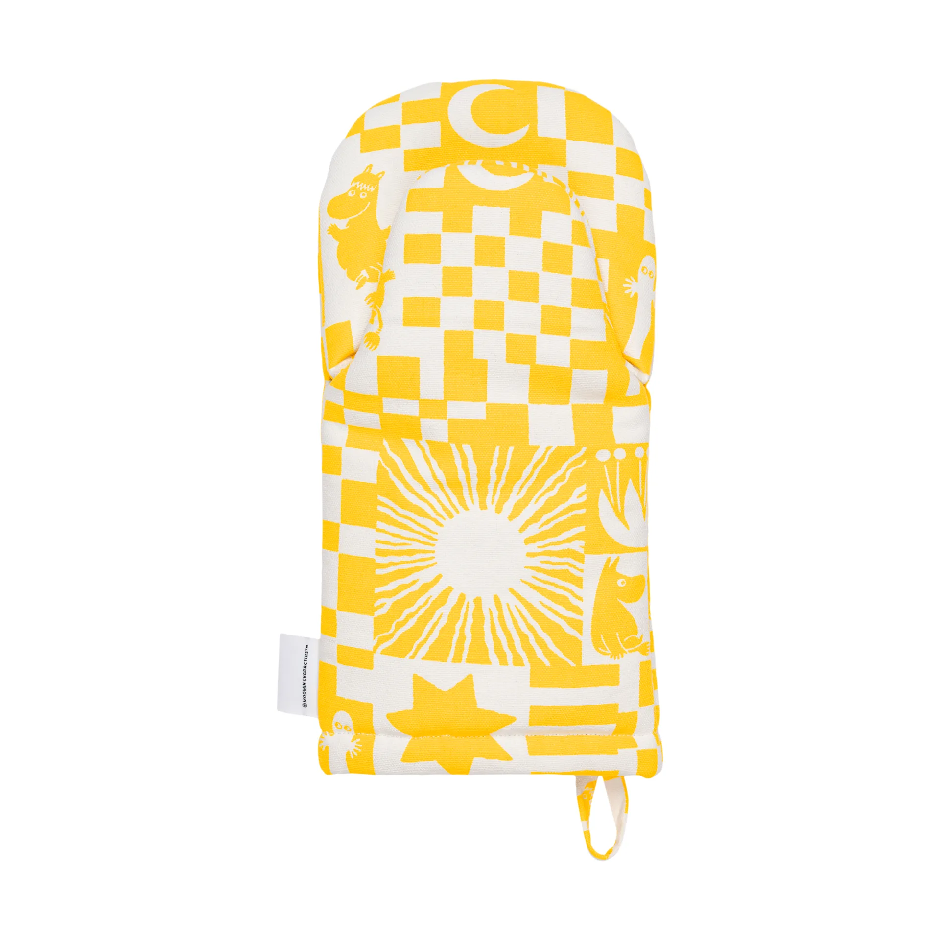 Γιορτή mumin γάντι κουζίνας 15x34 εκ., Κίτρινο Moomin Arabia