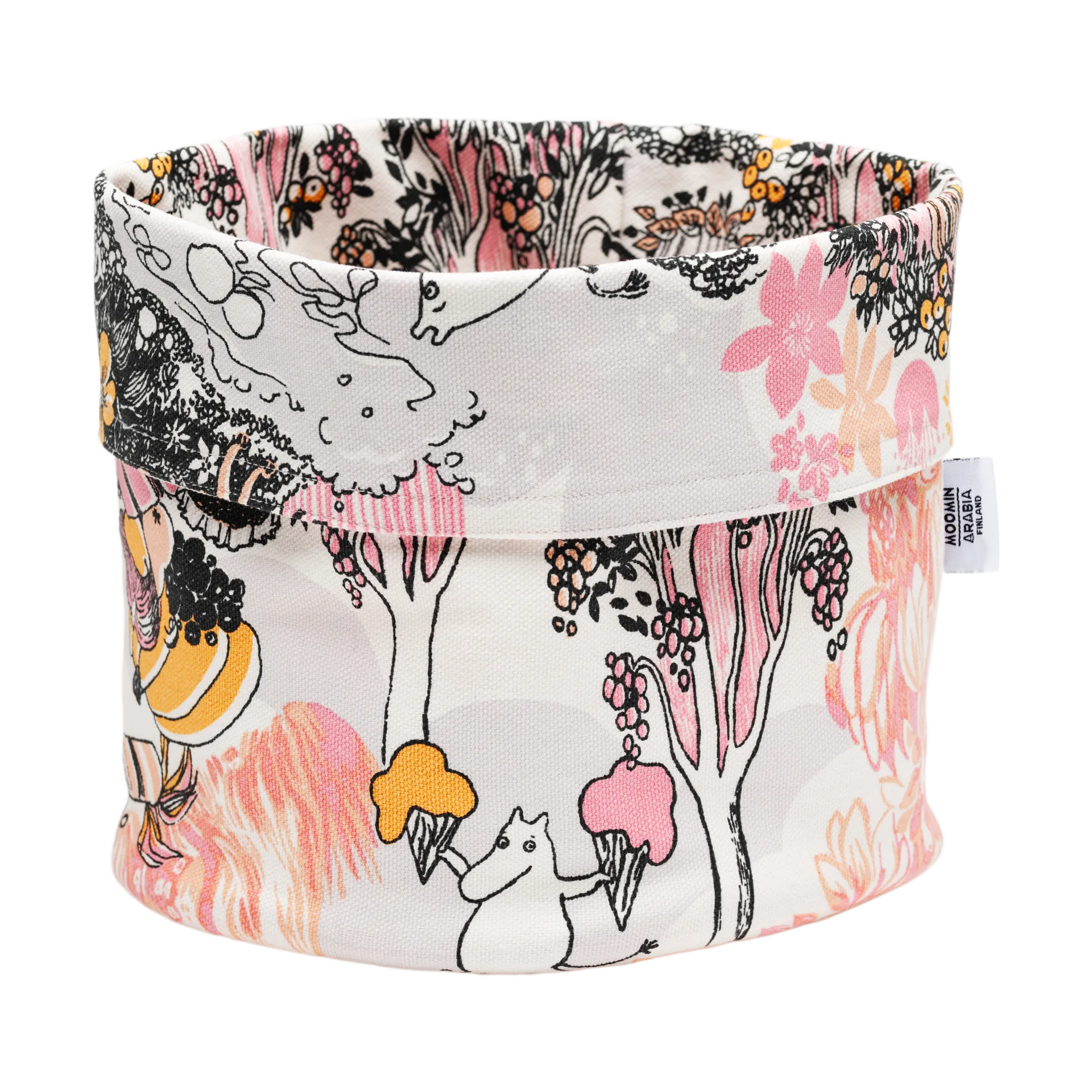 Mumin καλάθι αποθήκευσης Ø20x24 εκ., Ροζ Moomin Arabia