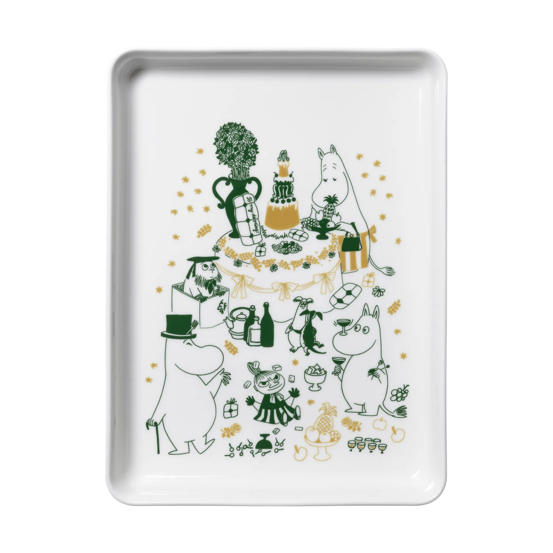 Δώρο αγάπης πιάτο Mumin, 24x32 εκ. Moomin Arabia