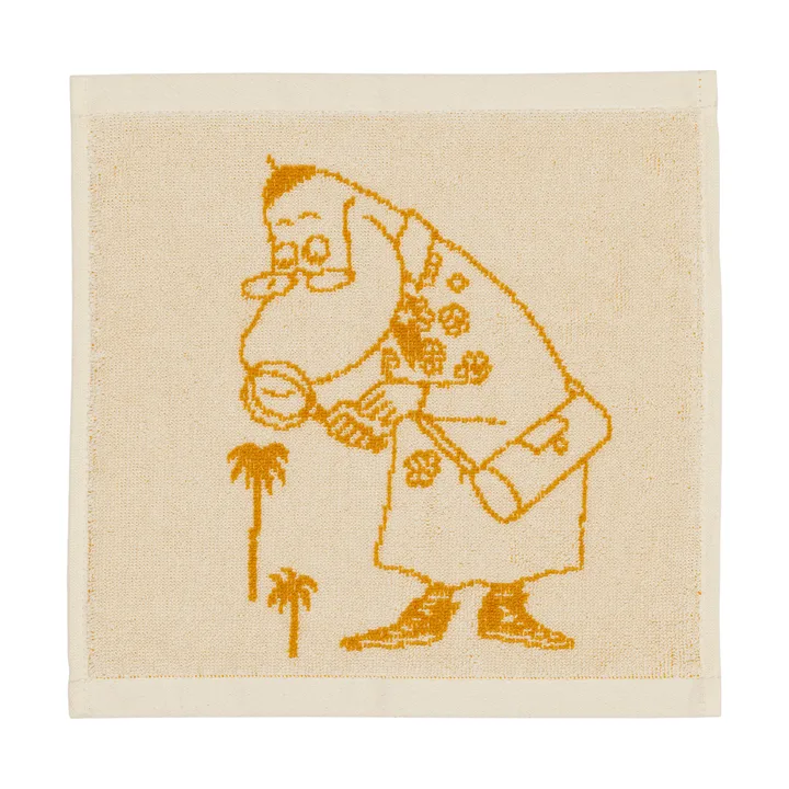 Mumin πετσέτα 25x25 εκ. - Hemulen, ώχρα - Moomin Arabia