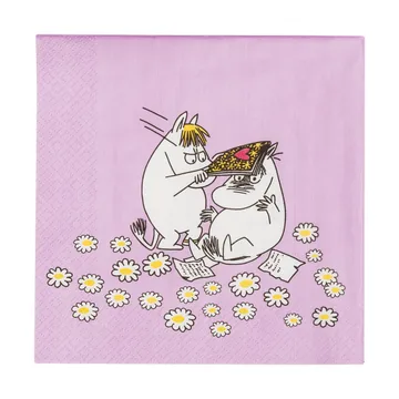 Ερωτευμένοι Mumin χαρτοπετσέτα 33x33 cm - 20-pack - Moomin Arabia
