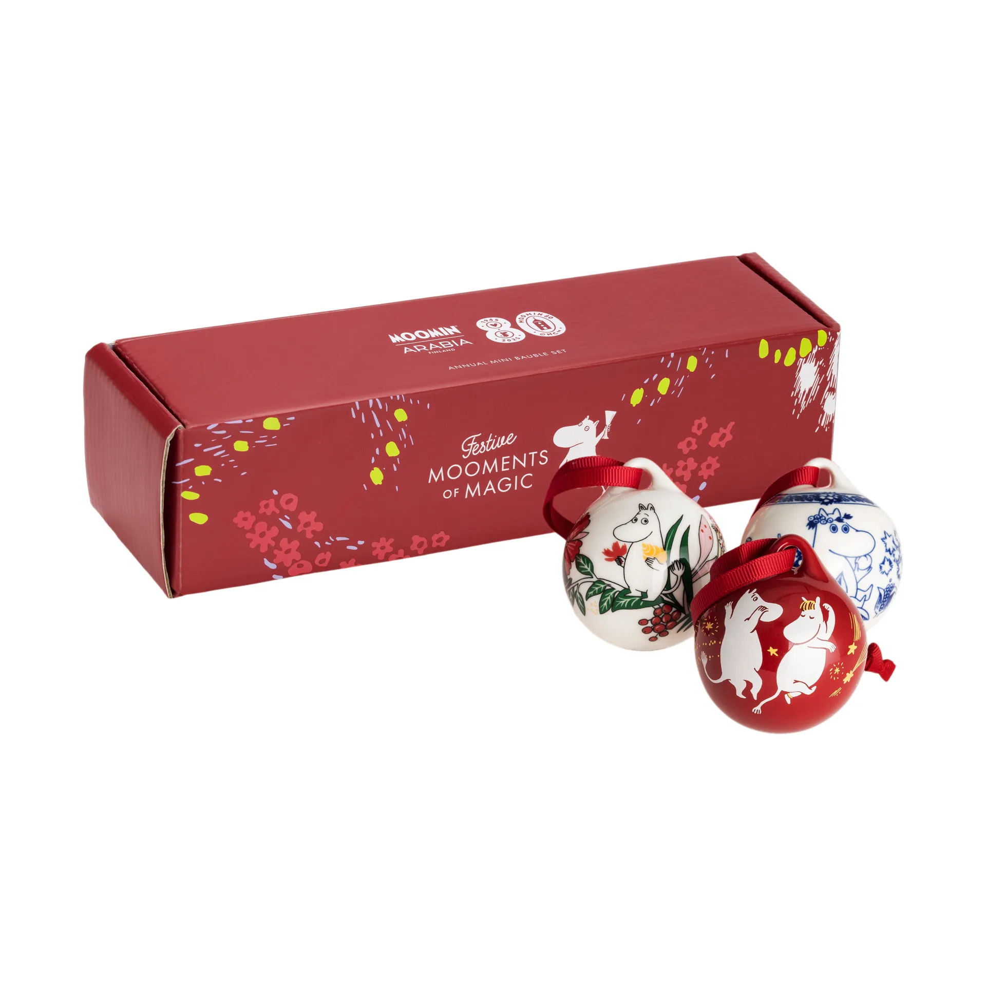 Mumin στολίδι μπάλας Ø5 εκ. σετ 3 τεμ., 2025 Moomin Arabia