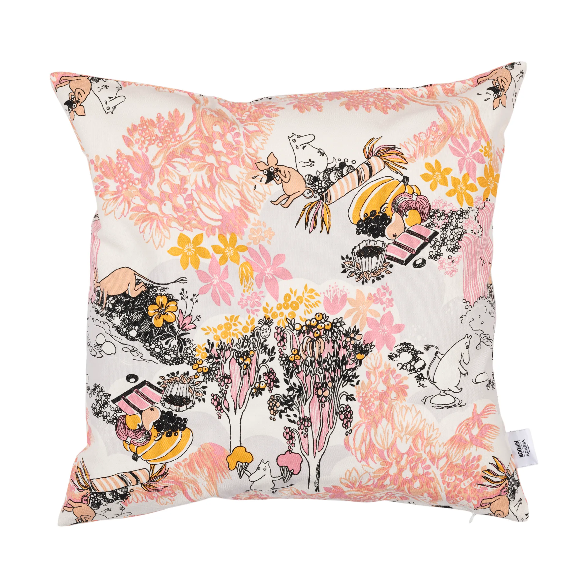 Mumin μαξιλαροθήκη 50x50 εκ., Ροζ Moomin Arabia